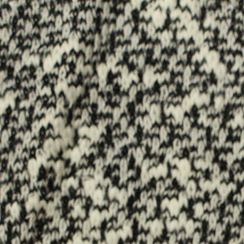 Black Marl Chunky Knit, Cotton-Poly, 172 gsm, 182 cm