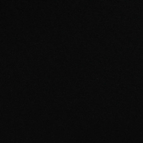 Brushed 100% Polyester Knit Fabric, 113 gsm, 160 cm — Black