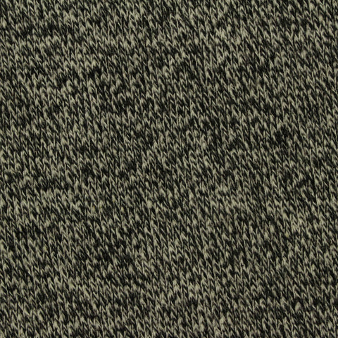 Black Marl French Terry, Cotton-Poly, 240 gsm, 168 cm
