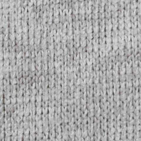 Light Grey Heather Chunky Knit, Polyester, 382 gsm