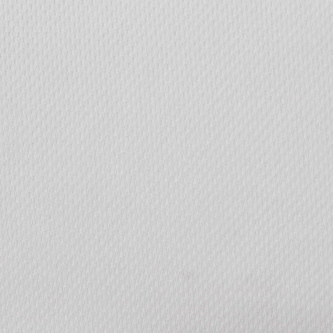 Brushed 100% Polyester Chunky Knit Fabric, 184 gsm, 155 cm — White