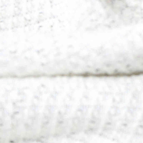 Light Grey Marl Chunky Knit, Cotton-Poly, 250 gsm