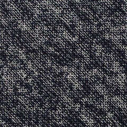 Navy Marl Chunky Knit, Poly-Viscose, 200 gsm