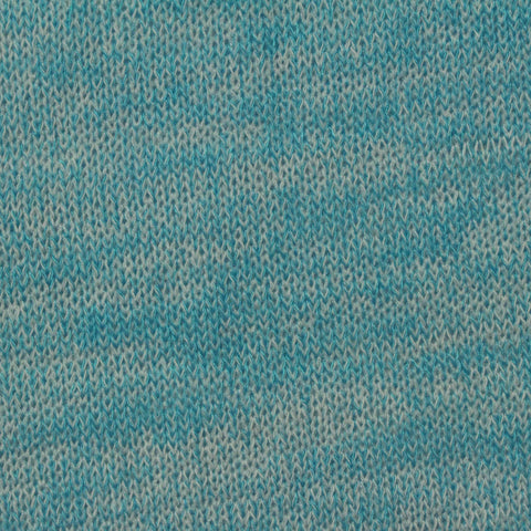 Blue Marl Chunky Knit, Poly-Viscose, 160 gsm, 150 cm