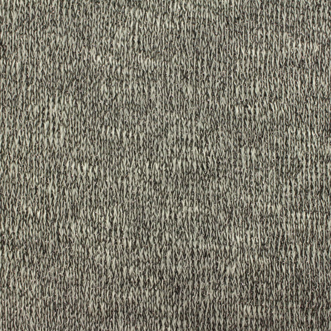 Black Heathered-Marl Chunky Knit, Viscose-Poly, 165 gsm