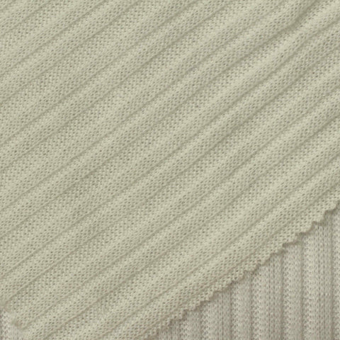 Polyester Stretch Chunky Knit Fabric, 150 gsm, 160 cm — Beige