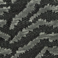 Black Leopard Chunky Knit, Polyester, 183 gsm