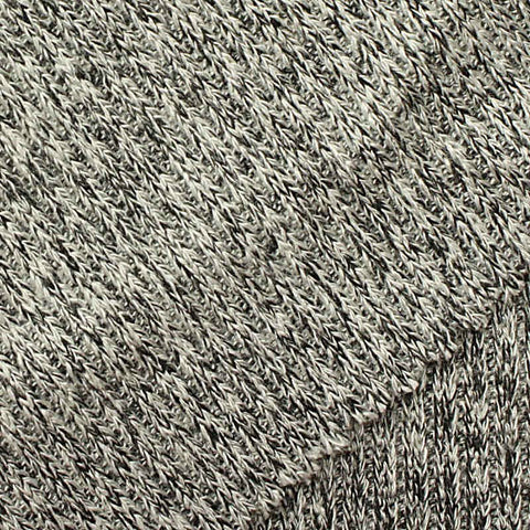 Grey Marl Rib Knit, Viscose-Poly, 250 gsm, 145 cm