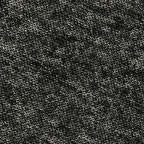 Dark Grey Heathered-Marl Chunky Knit, Polyester, 200 gsm