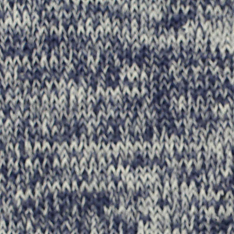 Blue Marl Chunky Knit, Viscose-Poly, 210 gsm