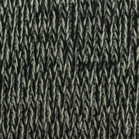 Black Marl Chunky Knit, Acrylic-Poly, 347 gsm
