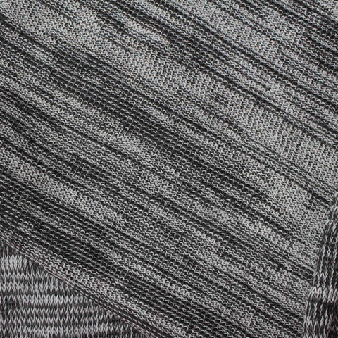 Black Marl Chunky Knit, Polyester, 225 gsm, 150 cm