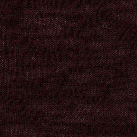 Dark Red Marl Chunky Knit, Viscose-Poly, 166 gsm