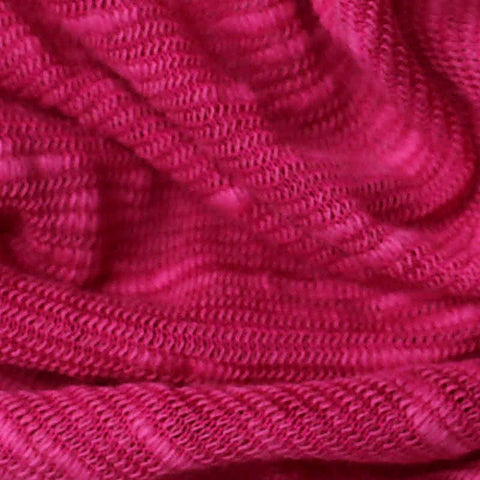 Heathered Pink Marl Chunky Knit, Cotton-Viscose
