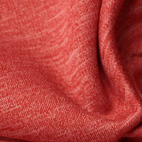 Red Marl Chunky Knit, Polyester, 187 gsm