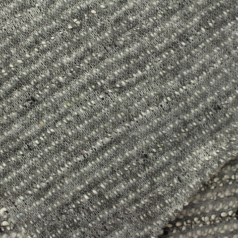 Grey Marl Chunky Knit, Poly-Viscose, 260 gsm