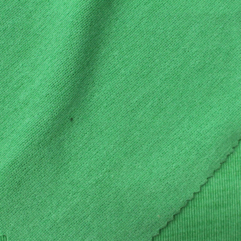 Polyester Viscose Chunky Knit Fabric, 226 gsm, 135 cm — Green