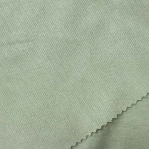 Polyester Modal Blend Rib Knit Fabric, 230 gsm, 150 cm — Green