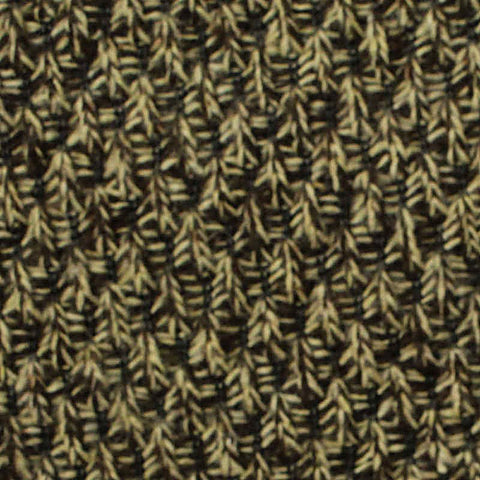 Dark Brown Marl Chunky Knit, Polyester, 334 gsm