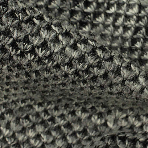 100% Polyester Chunky Knit Fabric, 330 gsm, 152 cm — Grey