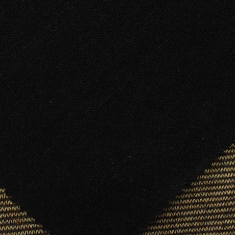 Beige Wavy-Zigzag Interlock Knit, Poly-Cotton