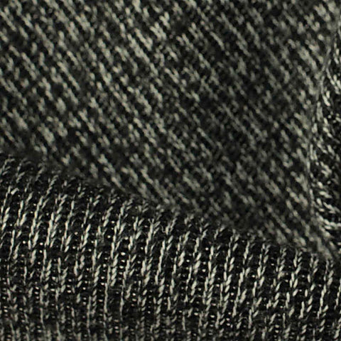 Black Marl Chunky Knit, Polyester, 410 gsm