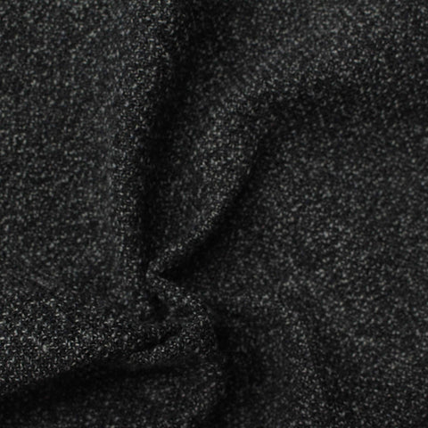 Dark Grey Marl Chunky Knit, Polyester, 300 gsm, 160 cm