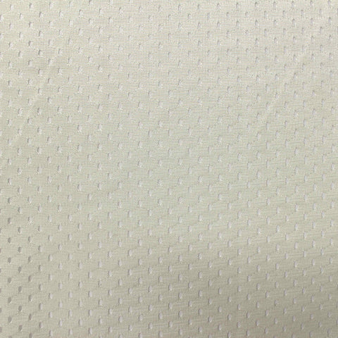Beige Tone-on-Tone Dot Warp Knit, Polyester