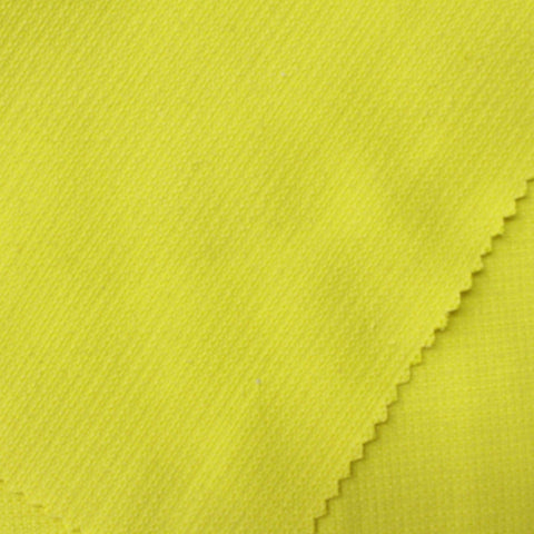 100% Polyester Knit Fabric, 310 gsm, 140 cm — Yellow