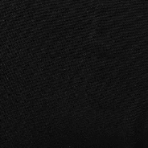 Polyester Stretch Jersey Knit Fabric, 140 gsm, 160 cm — Black