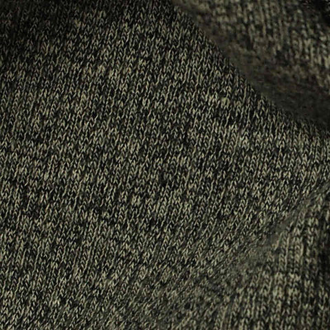 Cotton Polyester Stretch Rib Knit Fabric, 340 gsm, 100 cm — Khaki