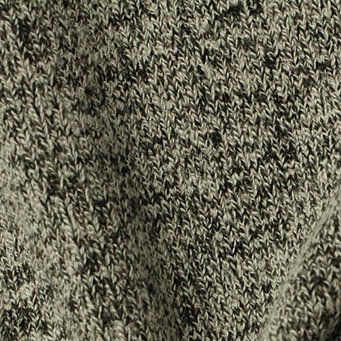 Grey Marl Rib Knit, 450 gsm