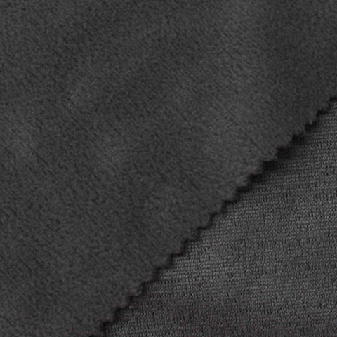 Viscose Polyester Stretch Rib Knit Fabric, 230 gsm, 160 cm — Grey