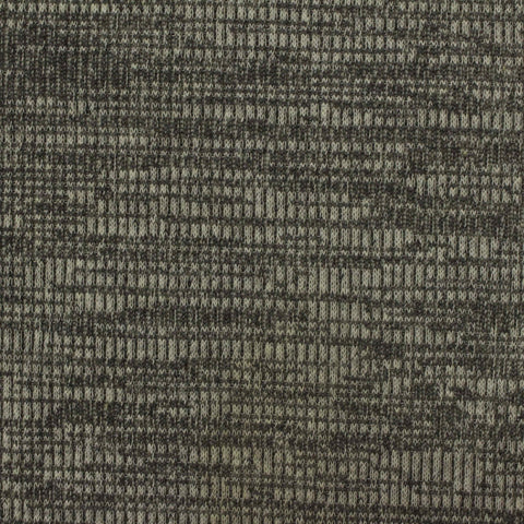 Light Grey Vertical-Band Rib Knit, Polyester