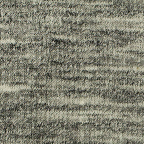 Grey Marl French Terry, Poly-Cotton, 251 gsm