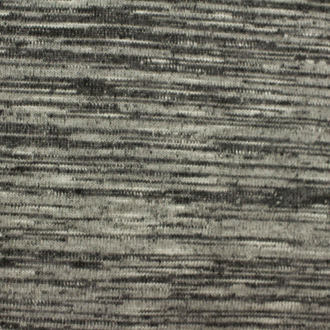 Grey Marl Chunky Knit, Viscose-Poly, 175 gsm