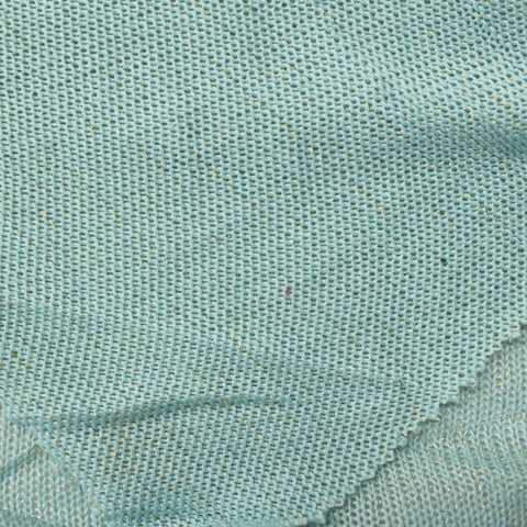 Light Blue Marl Chunky Knit, Polyester, 162 gsm
