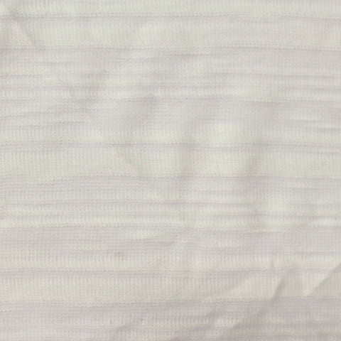 Cotton Metallic Chunky Knit Fabric, 260 gsm, 180 cm — White