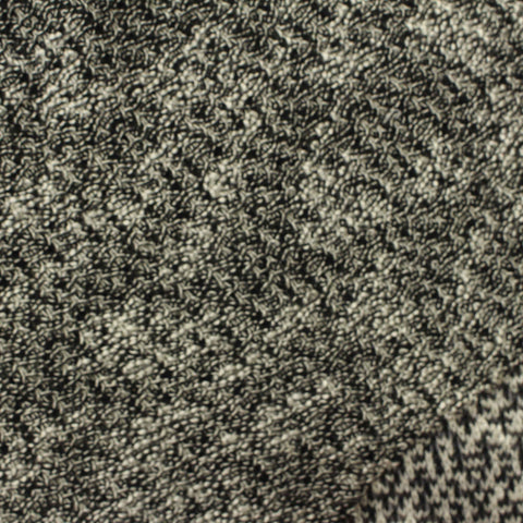 Grey Textured Chunky Knit, Viscose-Poly, 210 gsm