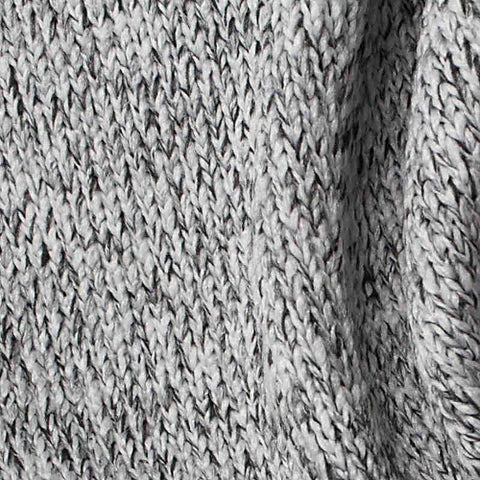Heathered Grey Marl Chunky Knit, Polyester, 299 gsm