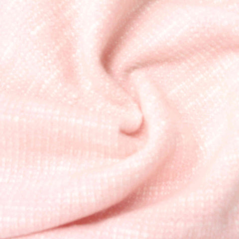 Light Pink Marl Chunky Knit, Poly-Cotton, 418 gsm