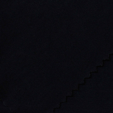 Viscose Stretch Jersey Knit Fabric, 148 gsm, 170 cm — Black