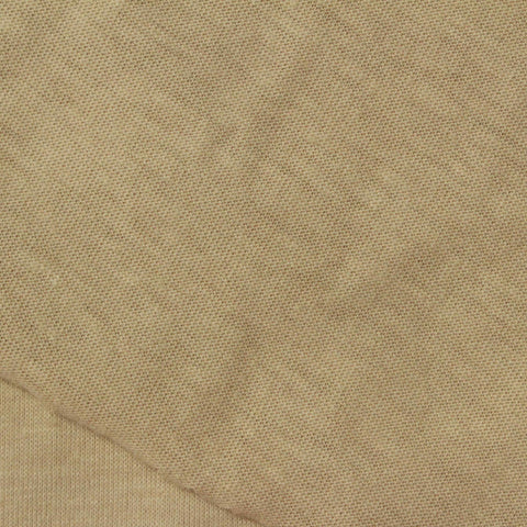 Cotton Polyester Jersey Knit Fabric, 115 gsm, 140 cm — Khaki