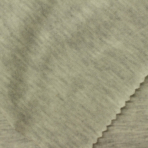 Light Grey Marl Jersey Knit, Poly-Viscose, 135 gsm