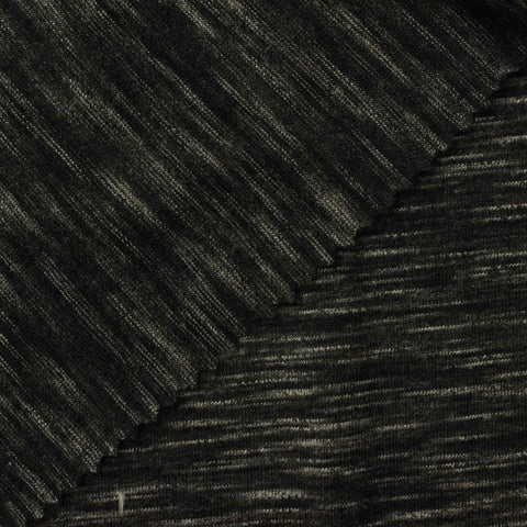 Dark Grey Marl Jersey Knit, Poly-Viscose, 145 gsm, 150 cm, ref EF-222959