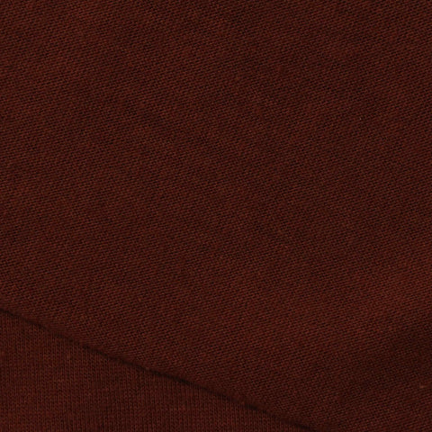 Cotton Polyester Jersey Knit Fabric, 140 gsm, 150 cm — Brown