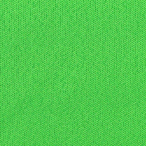 Polyester Viscose Stretch Interlock Knit Fabric, 290 gsm, 164 cm — Green