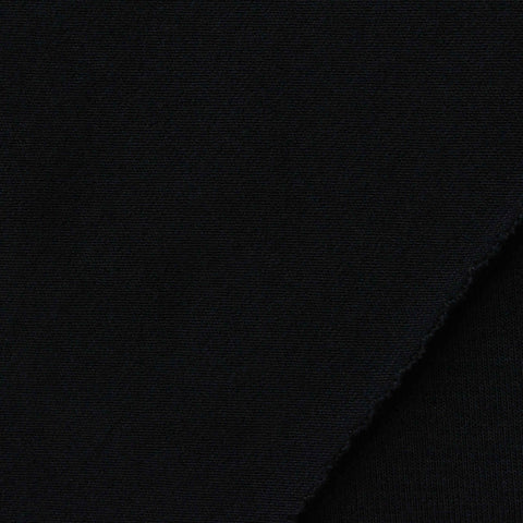 Viscose Stretch Jersey Knit Fabric, 230 gsm, 150 cm — Black