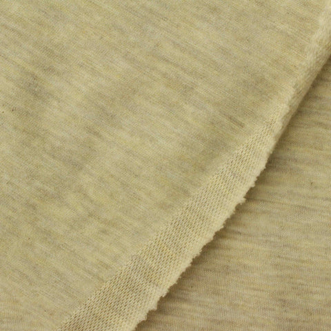 Light Beige Heathered-Marl Jersey Knit, Viscose-Poly, 145 gsm
