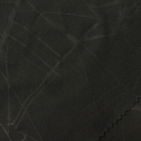 Printed Knit Fabric, 260 gsm, 155 cm — Black